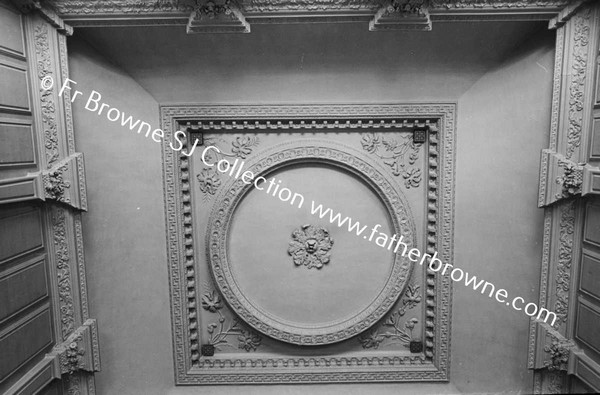 CEILING OF GREAT HALL CASTLETOWN HOUSE